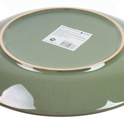 Тарелка десертная, керамика, 21 см, круглая, Verde зеленый, Daniks, ST2504-2 (414826) (4/24)  фото 4