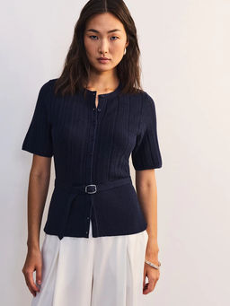 Приталенный кардиган с поясом / Zarina