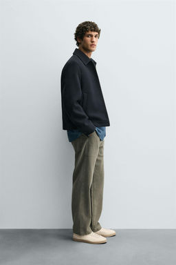ZIP-UP WOOL EFFECT JACKET - Zara фото 4