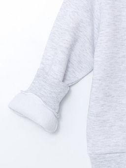 Bisiklet Yaka Bask?l? Erkek ?ocuk Sweatshirt - Waikiki фото 3