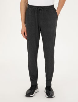Antrasit Melanj Slim Fit Pa_as_ Lastikli E_ofman Alt_ - Pierre cardin фото 2