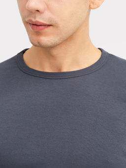 Лонгслив мужской в сером цвете графит 121862/1 - Mark formelle фото 5