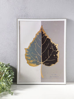 Фоторамка пластик 30х40 см "Современная классика" серый и белый 42,6х32,6х1,5 см