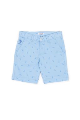 U. S. Polo Assn Голубые тканые шорты для мальчика