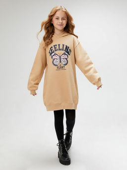 ACOOLA / Платье детское для девочек Elder бежевый  фото 2