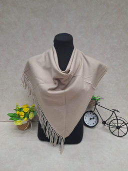 Платок из кашемира, цвет бежевый