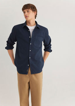 Lacivert Gomlek - Mavi фото 3