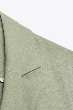 SHORT SLEEVE LINEN BLEND BLAZER - Zara фото 16