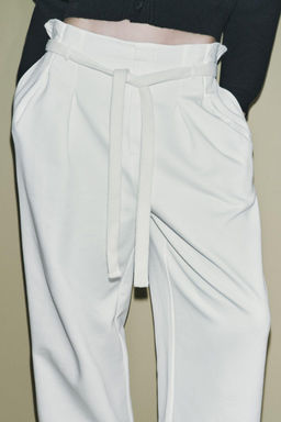 JOGGING TROUSERS WITH BELT - Zara фото 3