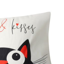 Наволочка декоративная ЭтельКотик 40х40 см, полиэстер, велюр  фото 2