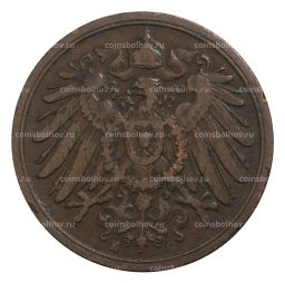 2 пфеннига 1907 года Е Германия