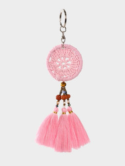 Брелок «Ловец снов», 19 см, розовый