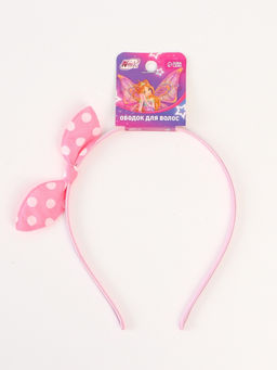 Ободок для волос «Бантик» розовый, Винкс