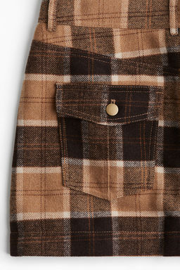 Brushed-finish mini skirt - H&m фото 5