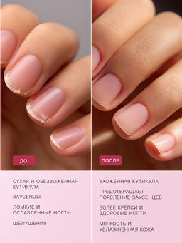 Масло для увлажнения и питания кутикулы 10 мл, персик