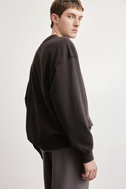 Sudadera de algodon efecto lavado Loose Fit - H&m фото 4