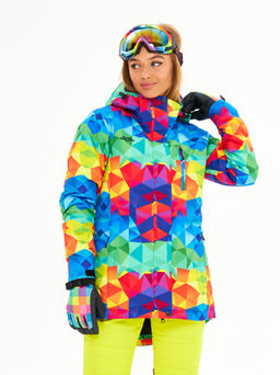 Женская горнолыжная сноубордическая куртка Alpha Endless Ultra Chaleur SNB 423/316_6 Разноцветный