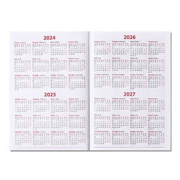 Ежедневник недатированный А5, 160 листов «Небраска», бордовый