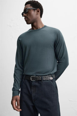 LIGHTWEIGHT 100% WOOL SWEATER - Zara фото 2