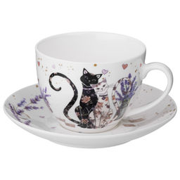 ЧАЙНЫЙ НАБОР LEFARD ЛАВАНДОВЫЕ КОТЫ НА 6 ПЕР. 12 ПР. 275 МЛ (КОР=4НАБ.)  фото 5