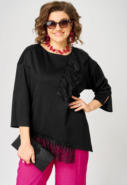 Блуза EVA GRANT 7148-1 черный