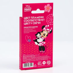 Свечи для торта 6 штук, с цветным пламенем, Минни Маус - Disney фото 4