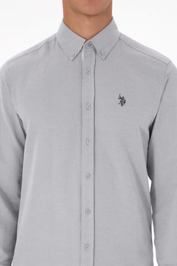 Erkek Gri Uzun Kollu G_mlek Sepette S_rpriz _ndirim - U.s. polo assn фото 6