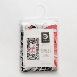 Полотенце Этель LOVE PINK 40х73 см, 100% хл, саржа 190 гр/м2  фото 5