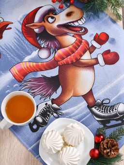 Полотенце вафельное "Чудеса" р.45*60