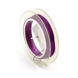 Проволока для бисера &Oslash;0,3мм арт.ТВ HET-09 цв.сиреневый рул.10м