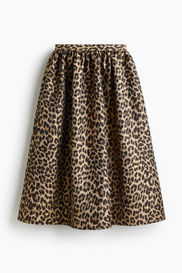 Falda en tejido jacquard