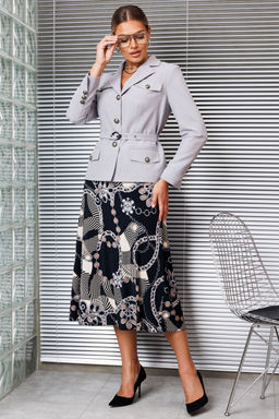 Костюм Мода Юрс 2928 серый