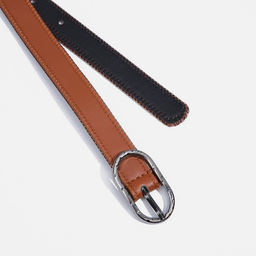 Ремень женский, ширина 2.4 см, пряжка металл, цвет рыжий - Simaland фото 2