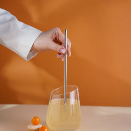 Набор металлических трубочек Straws, 6 шт, 21 см, сталь 304 - Доляна фото 11