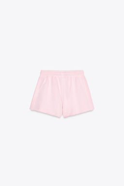 FADED-EFFECT FLEECE SHORTS - Zara фото 8