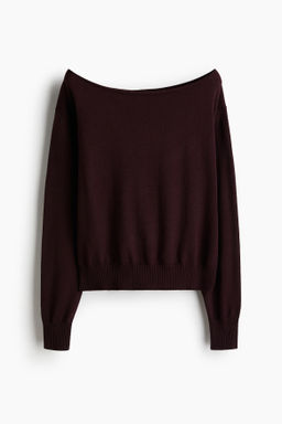 Jersey off-the-shoulder