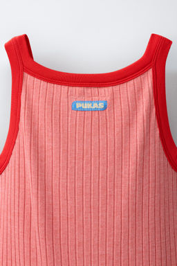 VESTIDO PUNTO PUKAS SURF / Blanco / Rojo - Zara фото 6
