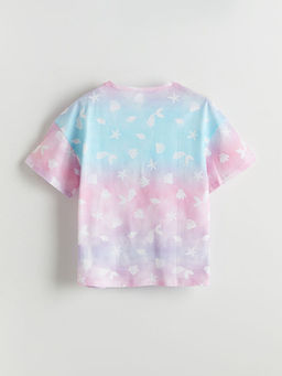 Bisiklet Yaka K?z ?ocuk ?ortlu Pijama Tak?m?