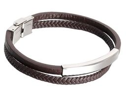 Мужской браслет из кожи, ALB-ИМ16к