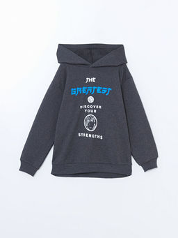 Kap??onlu Erkek ?ocuk Sweatshirt