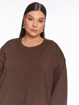 Платье со швами наружу PP56506BRW19 - Артесса фото 4