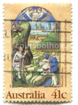 Марка Рождество 1989 год Австралия