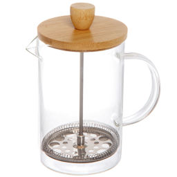 Френч-пресс 800мл "Хай-Тек" с бамбуковой крышкой