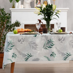 Скатерть Доляна Tropics, 144?180 см, 100% хлопок, 164 г/м?