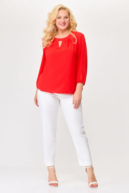 Блуза Swallow 803.2 черный+серебряный узор фото 584