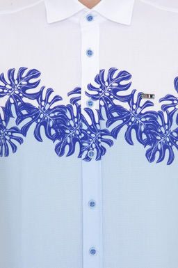 Erkek Mavi Uzun Kollu G_mlek