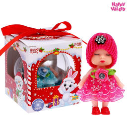 Игрушка в шаре Зимний сюрприз, МИКС