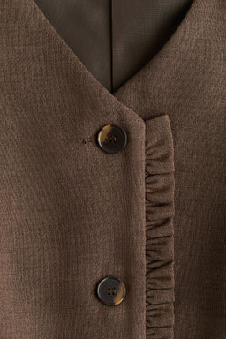 Chaleco con ribete de volantes - H&m фото 3