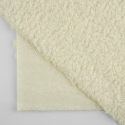 Лоскут мех «Барашек», 50×50 см, 500 г/м², цвет молочный №1