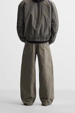 RELAXED FIT FADED TROUSERS - Zara фото 12